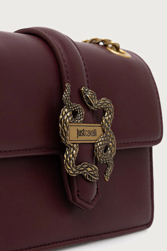 Just Cavalli suni deri kadın crossbody çanta