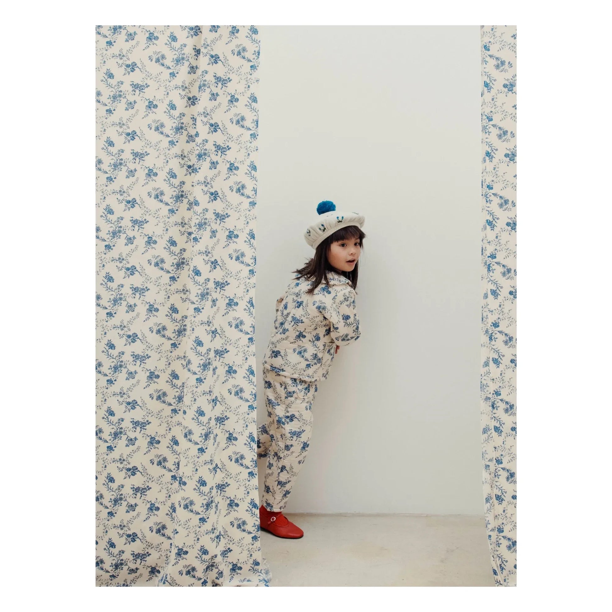 Emile et Ida - Floral Quilted Jacket | Ecru