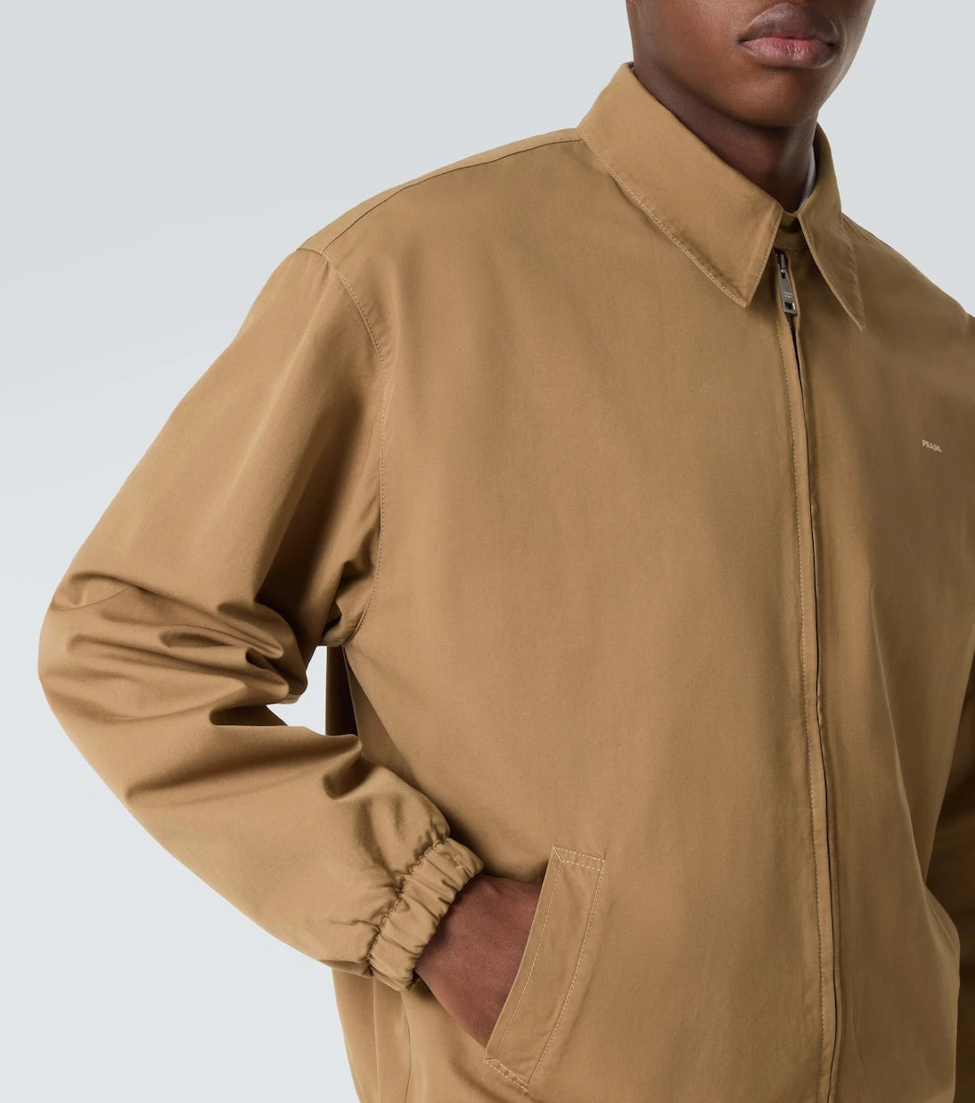 Prada - Logo cotton jacket