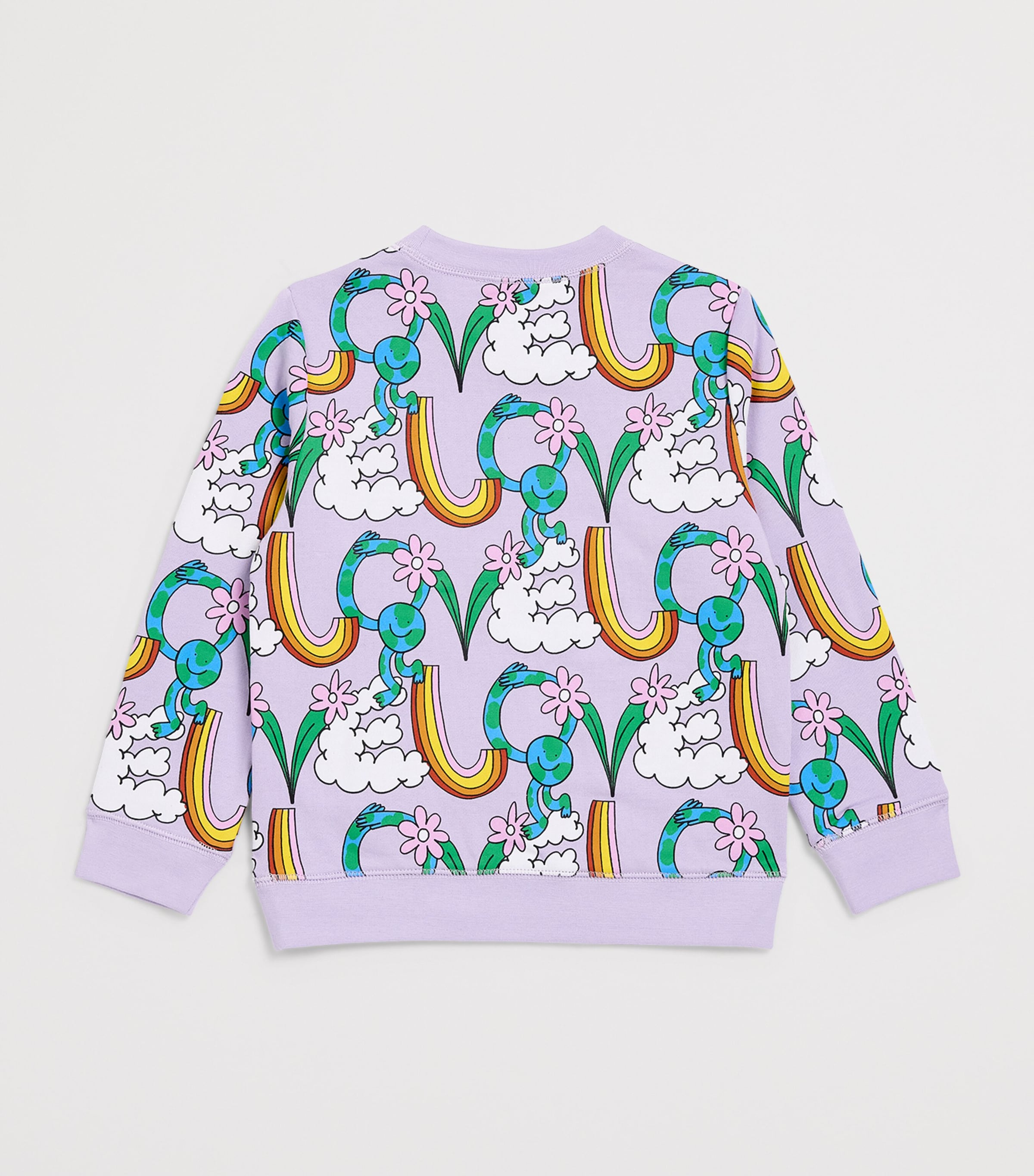 Stella McCartney Kids Cotton Earth Friends Sweatshirt (3-14+ Years)