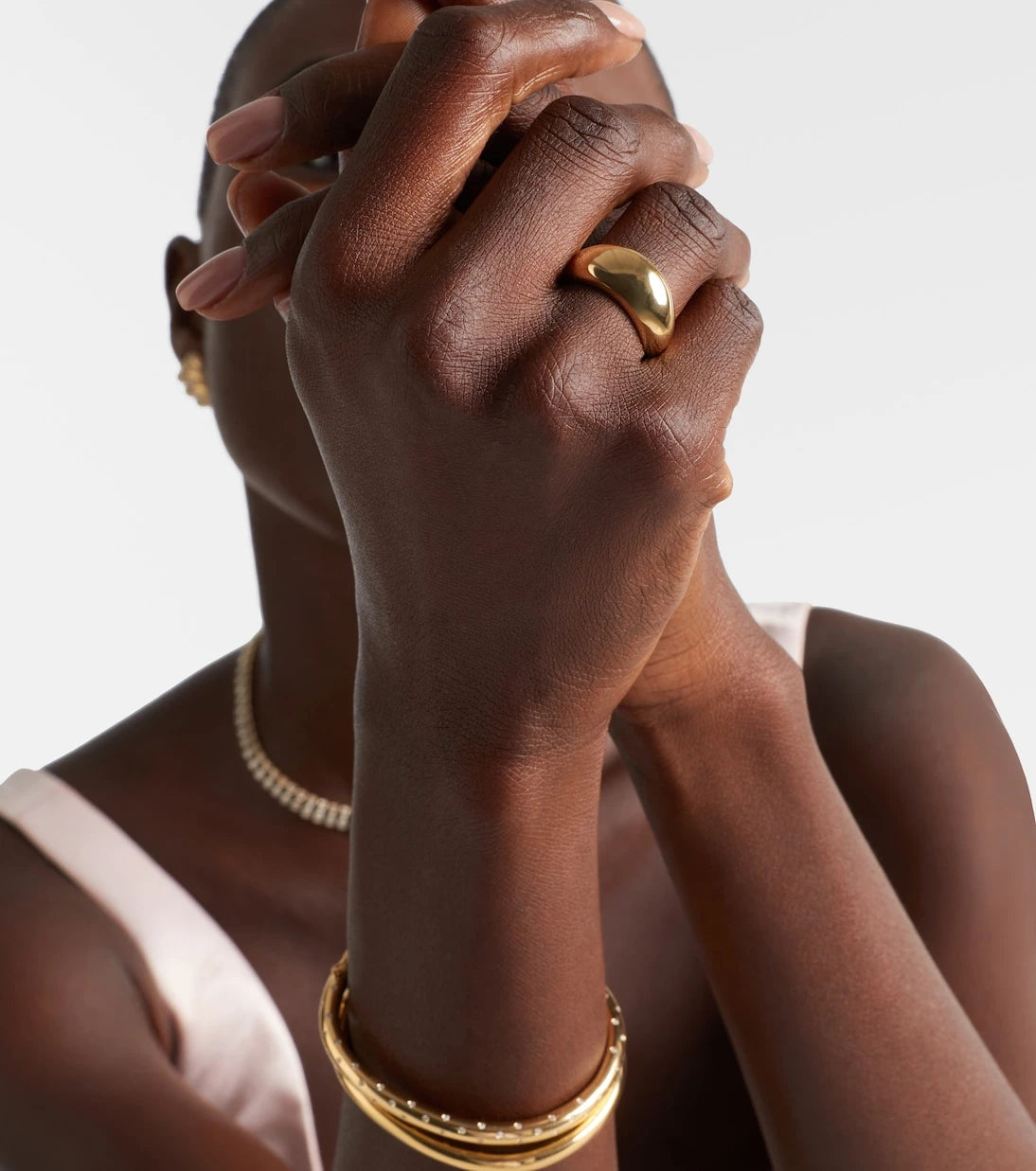 Anita Ko - Celeste Wave 18kt gold ring