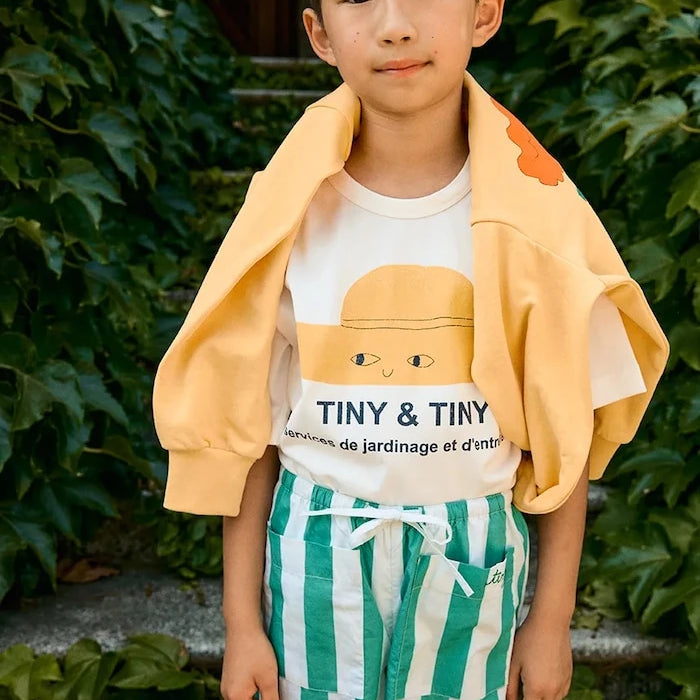 Детска памучна тениска Tinycottons TINY HAT GRAPHIC TEE
