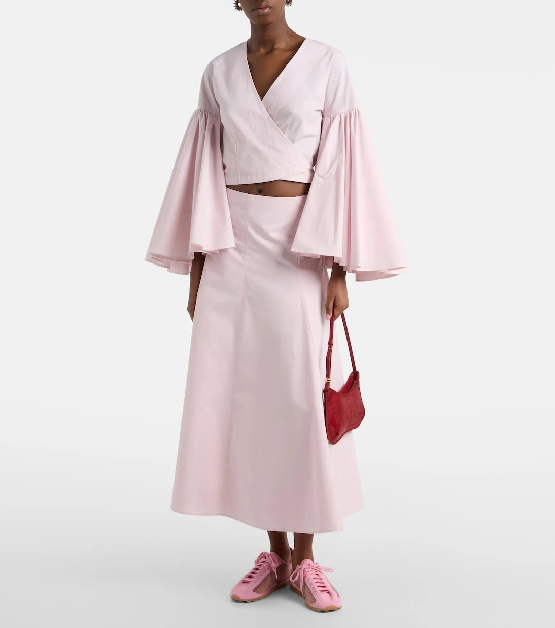 Jacquemus - Tennis suede-trimmed sneakers