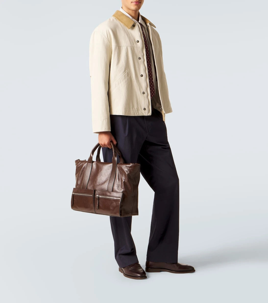 Métier - Racer 40 leather duffel bag