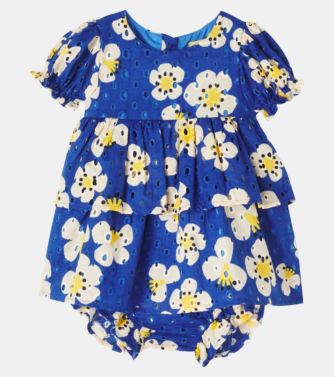 Fábula - Baby cotton dress and bloomers set