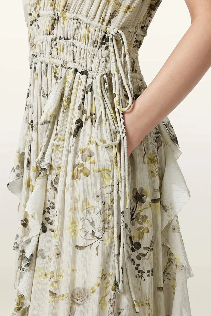 AllSaints лятна рокля от вискоза CANTO