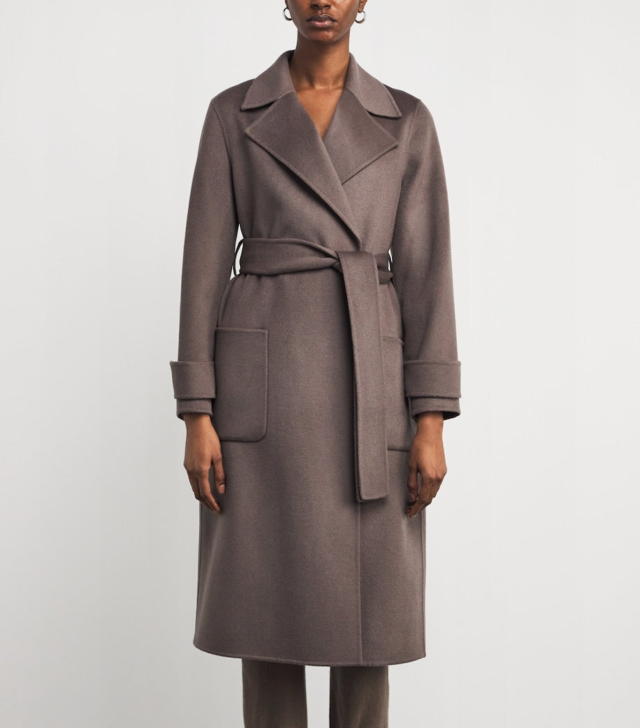 Joseph Brown Wool-Cashmere Arline Coat