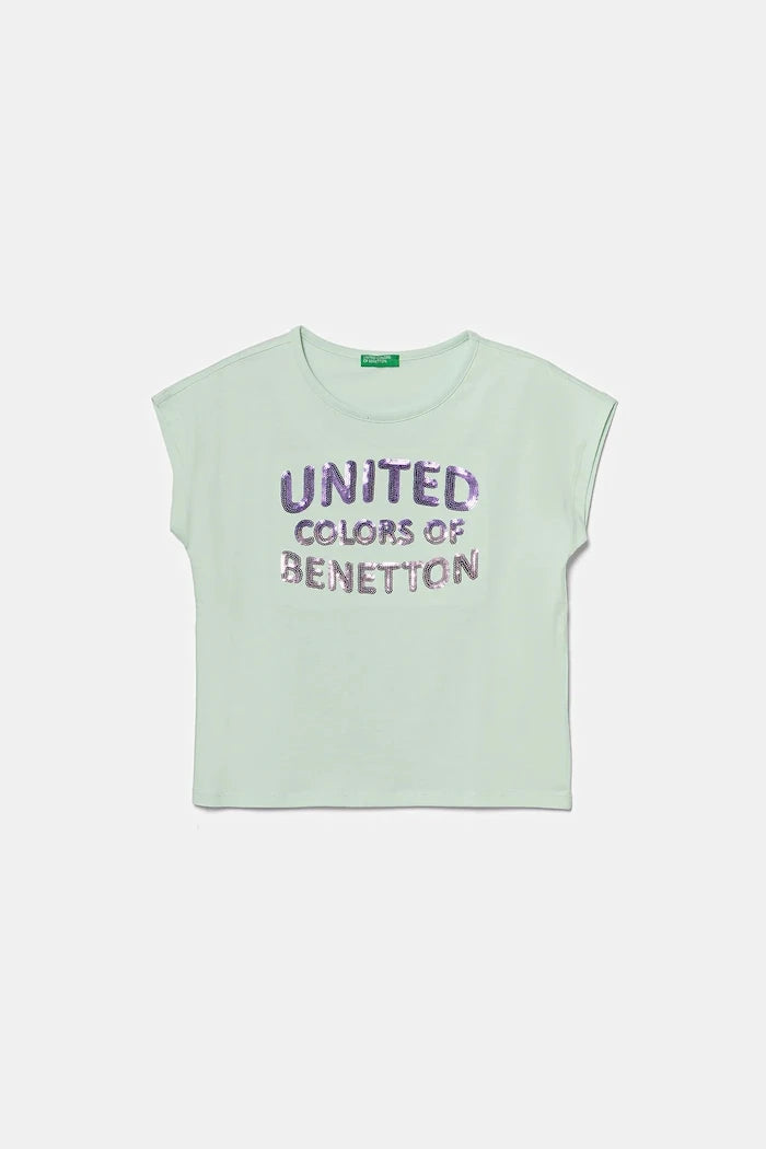 United Colors of Benetton Çocuk Pamuklu Tişört