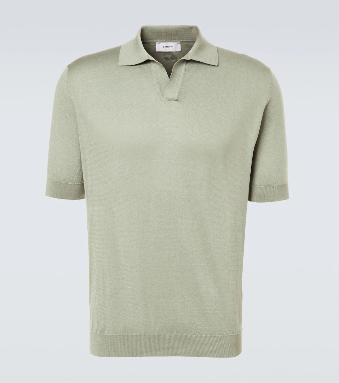 Lardini - Cotton piqué polo shirt