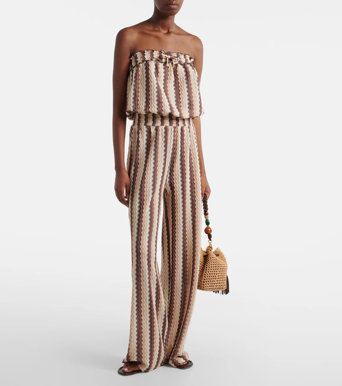 Melissa Odabash - Viv striped jumpsuit