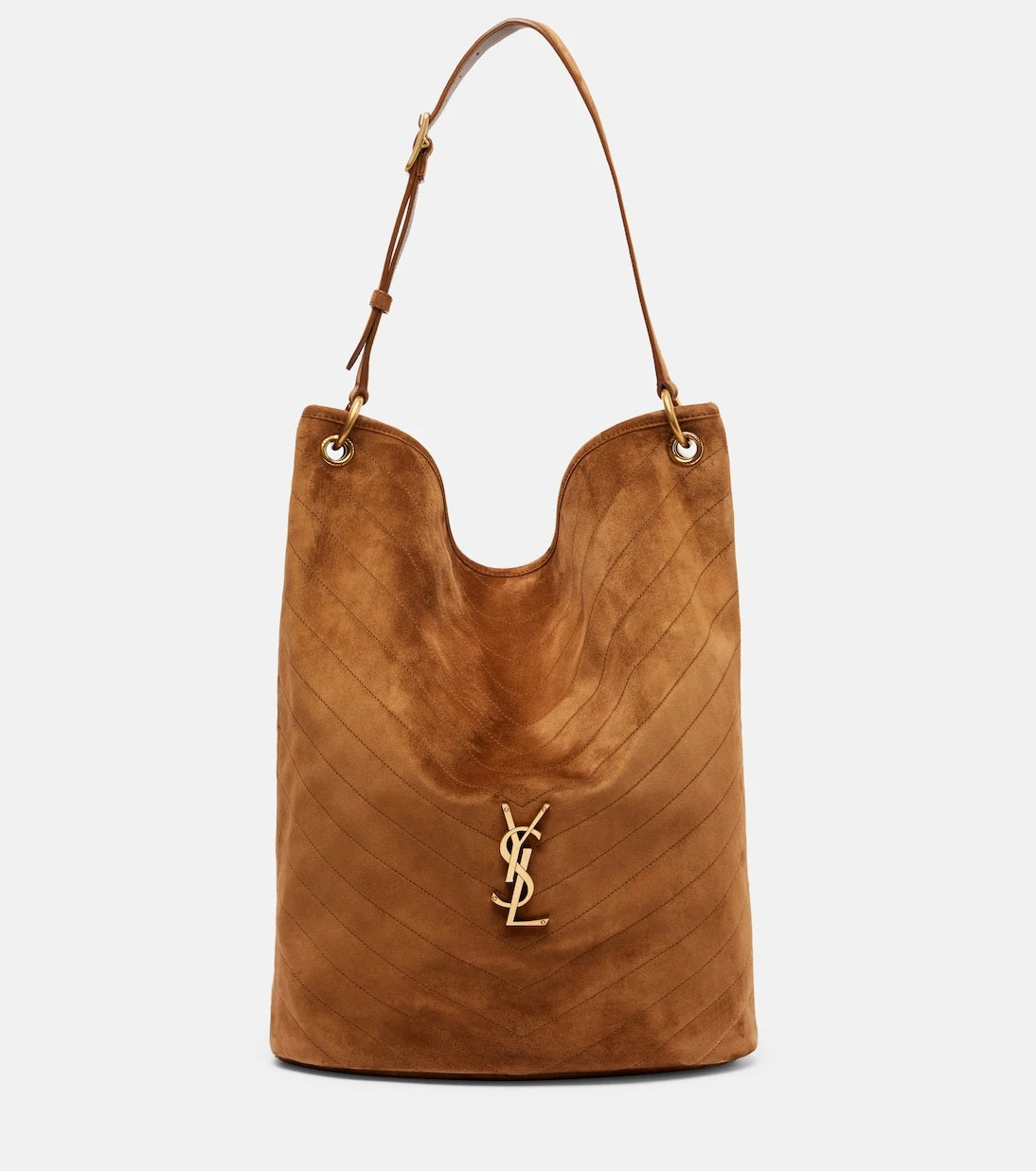 Saint Laurent - Niki Cassandre suede bucket bag