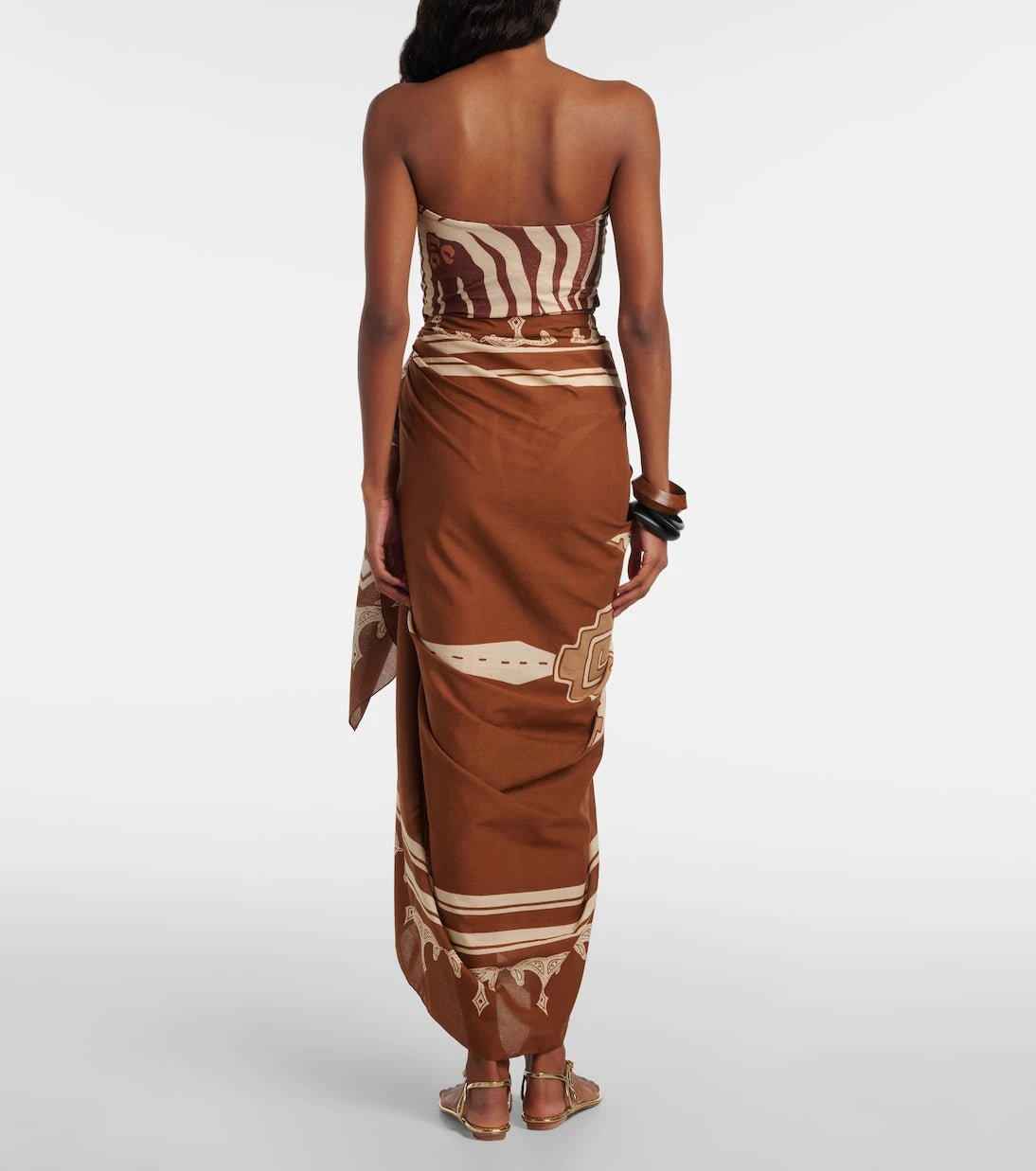 Johanna Ortiz - Cotton printed beach cover-up