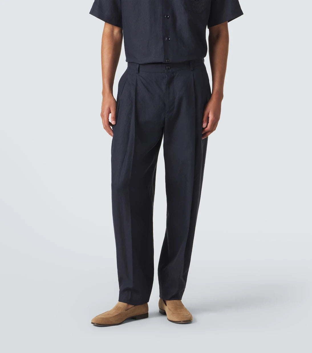 Dolce&Gabbana - Linen tapered pants