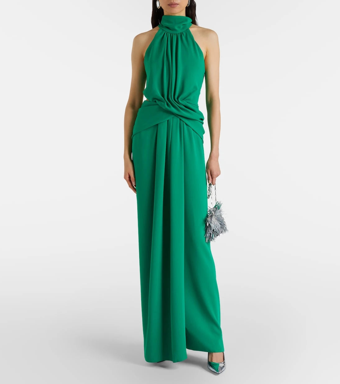 Johanna Ortiz - Cutout gathered maxi dress