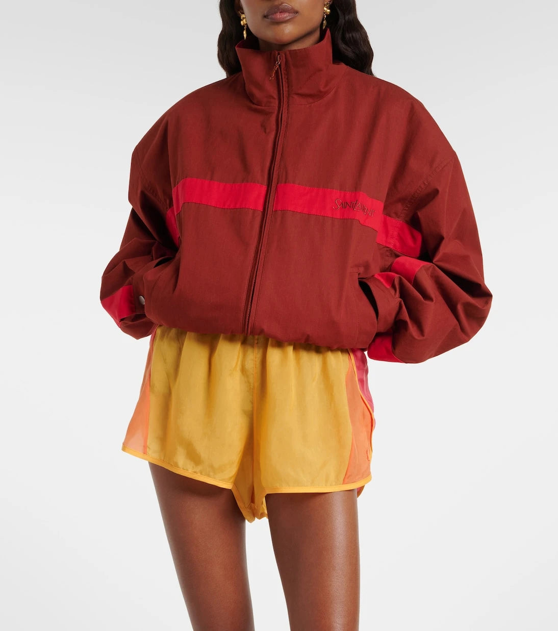 Saint Laurent - Colorblocked shorts
