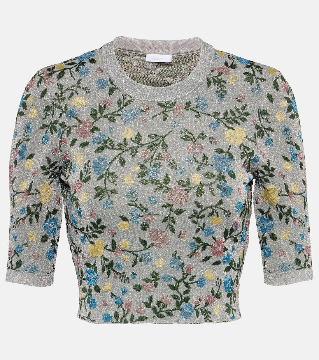 Rabanne - Floral jacquard sweater