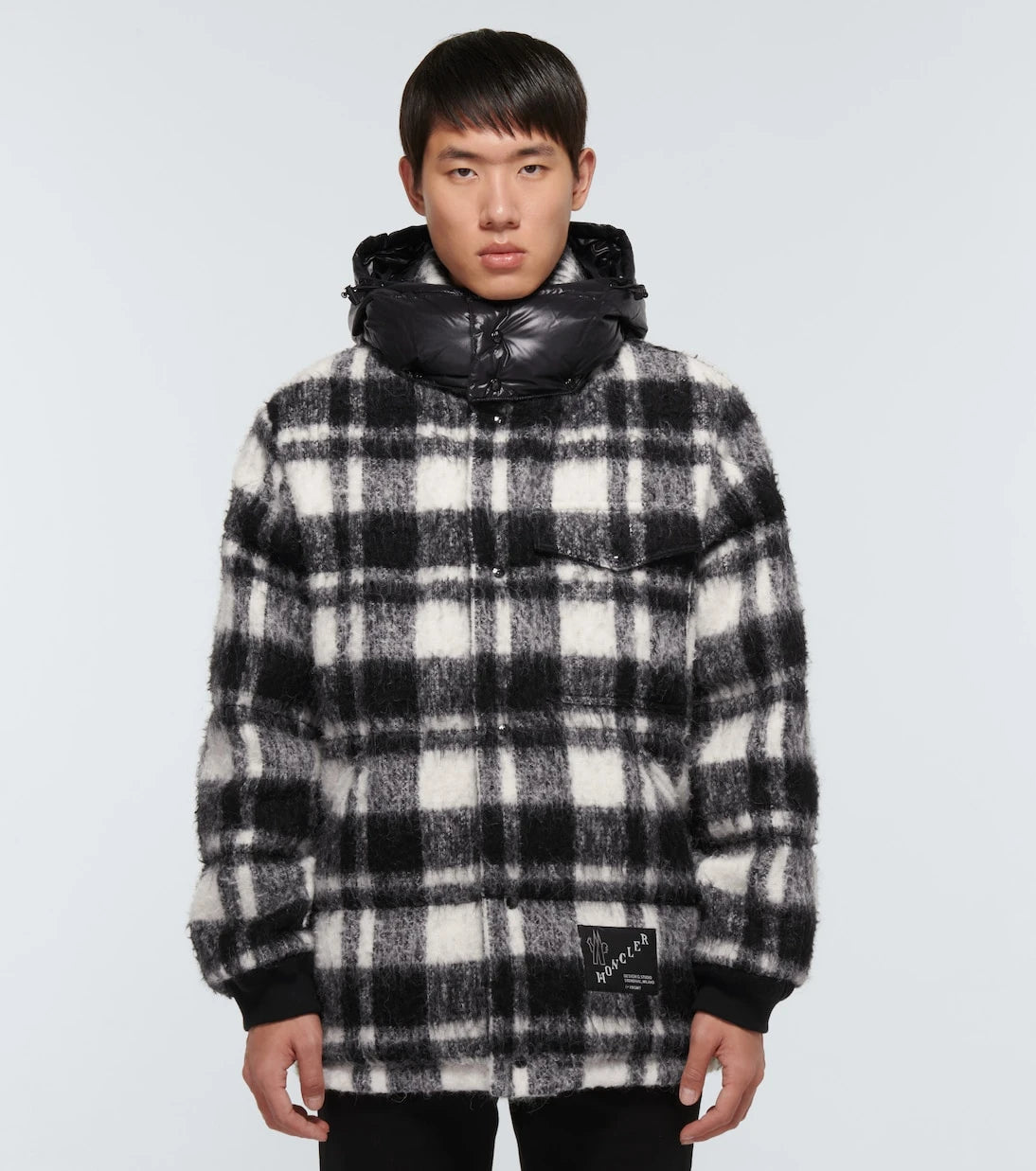 Moncler Genius - 7 Moncler FRGMT Hiroshi Fujiwara سترة كاروهات