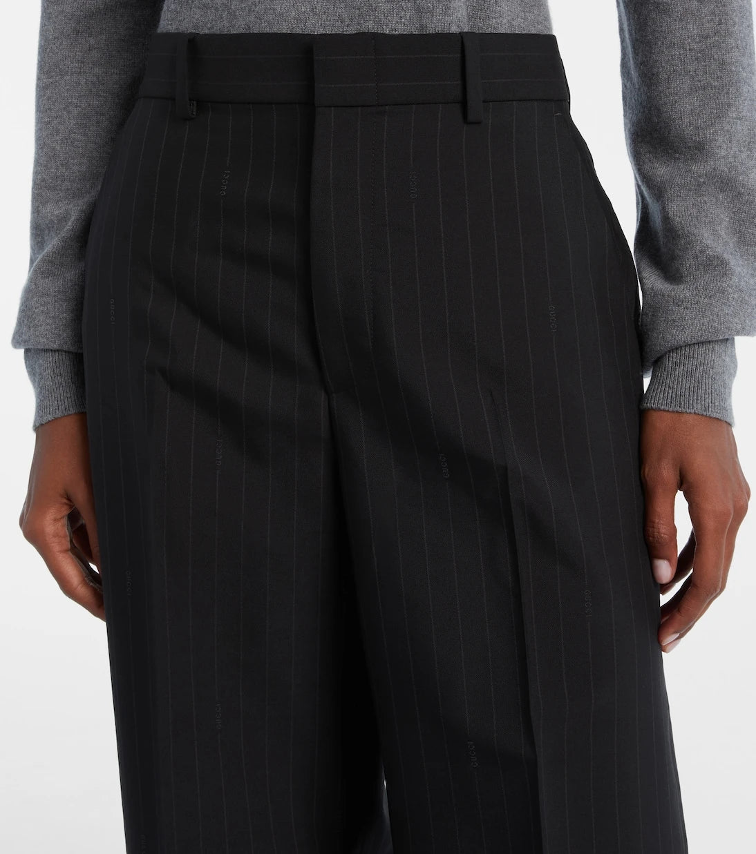 Gucci - Wool wide-leg pants
