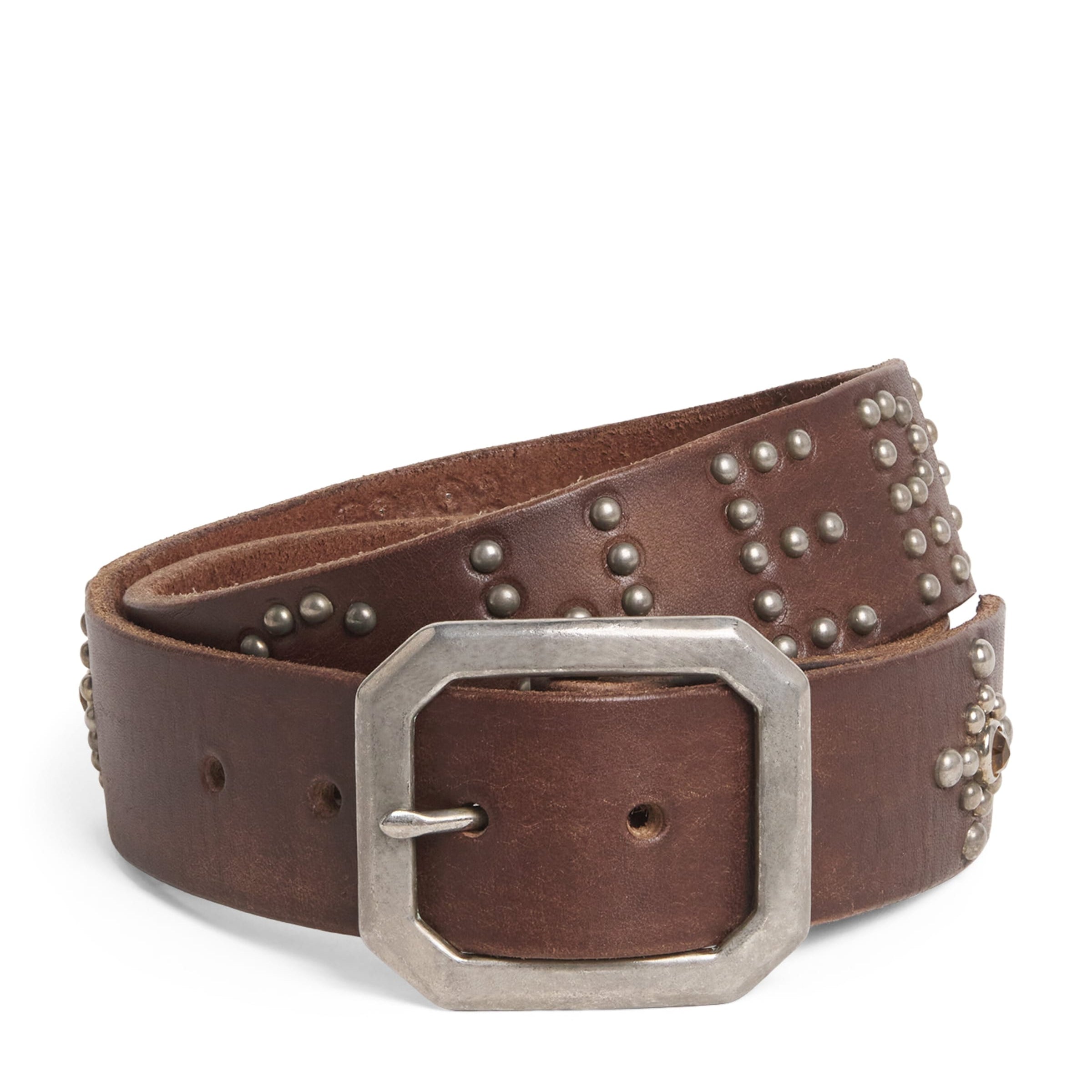 Leather Studded Santa Fe Belt