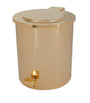 Cylinder Gold-Plated Pedal Bin