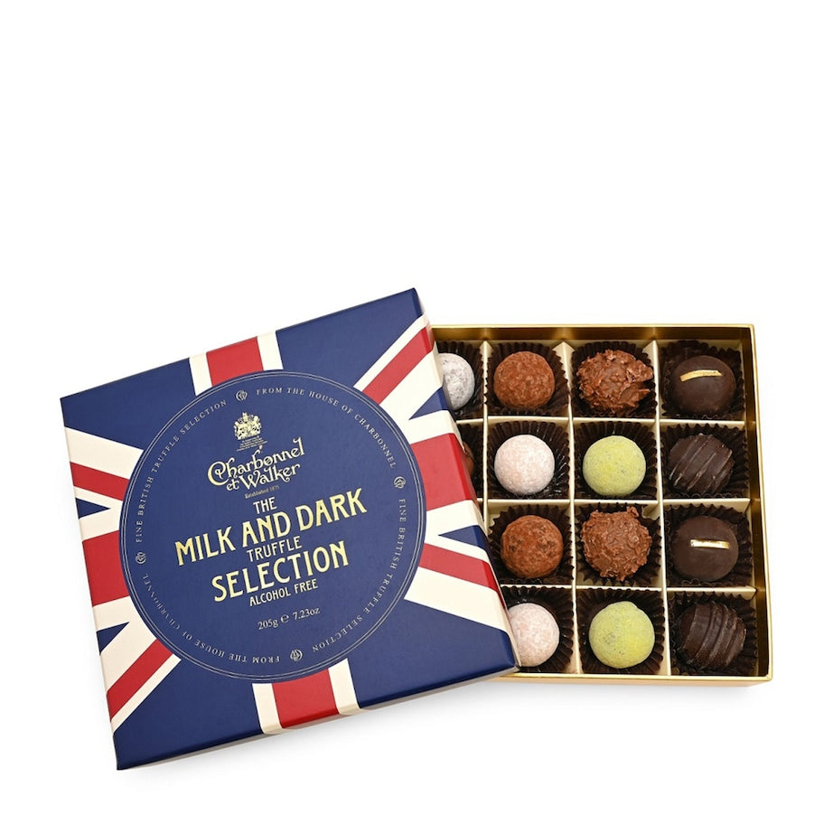 Union Jack Milk and Dark Chocolate Truffle Selection (205g)