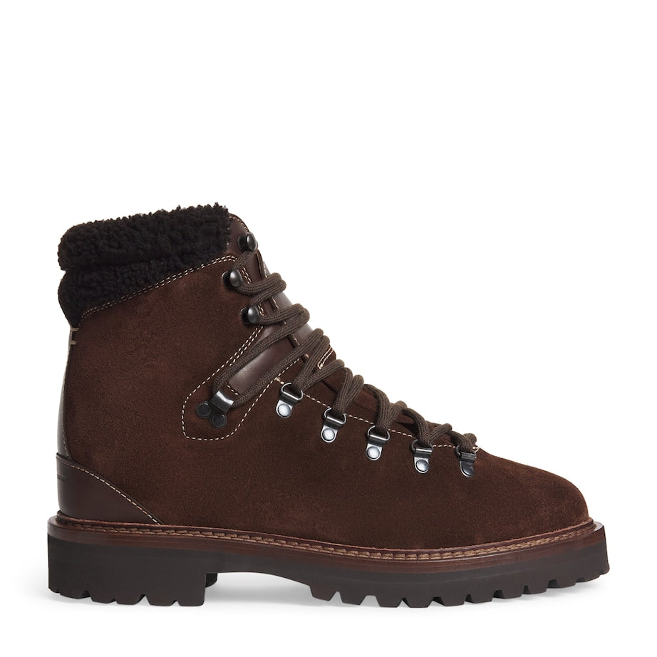 Suede Halpin Lace-Up Boots