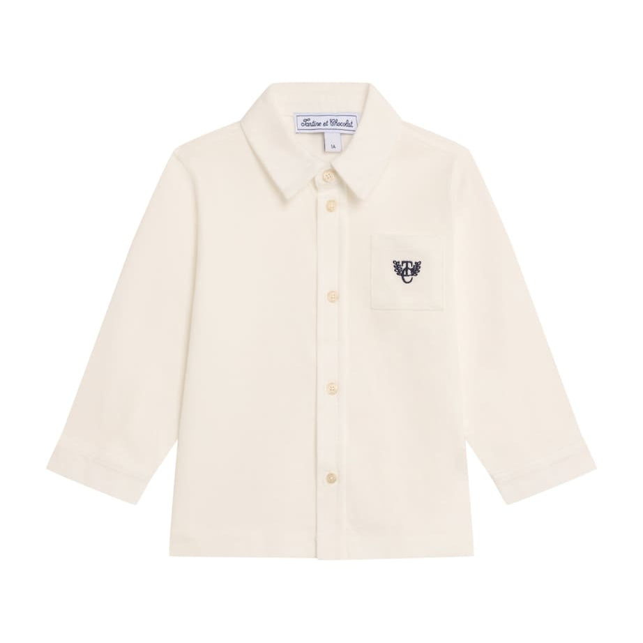 Embroidered Logo Shirt (3 Months-4 Years)