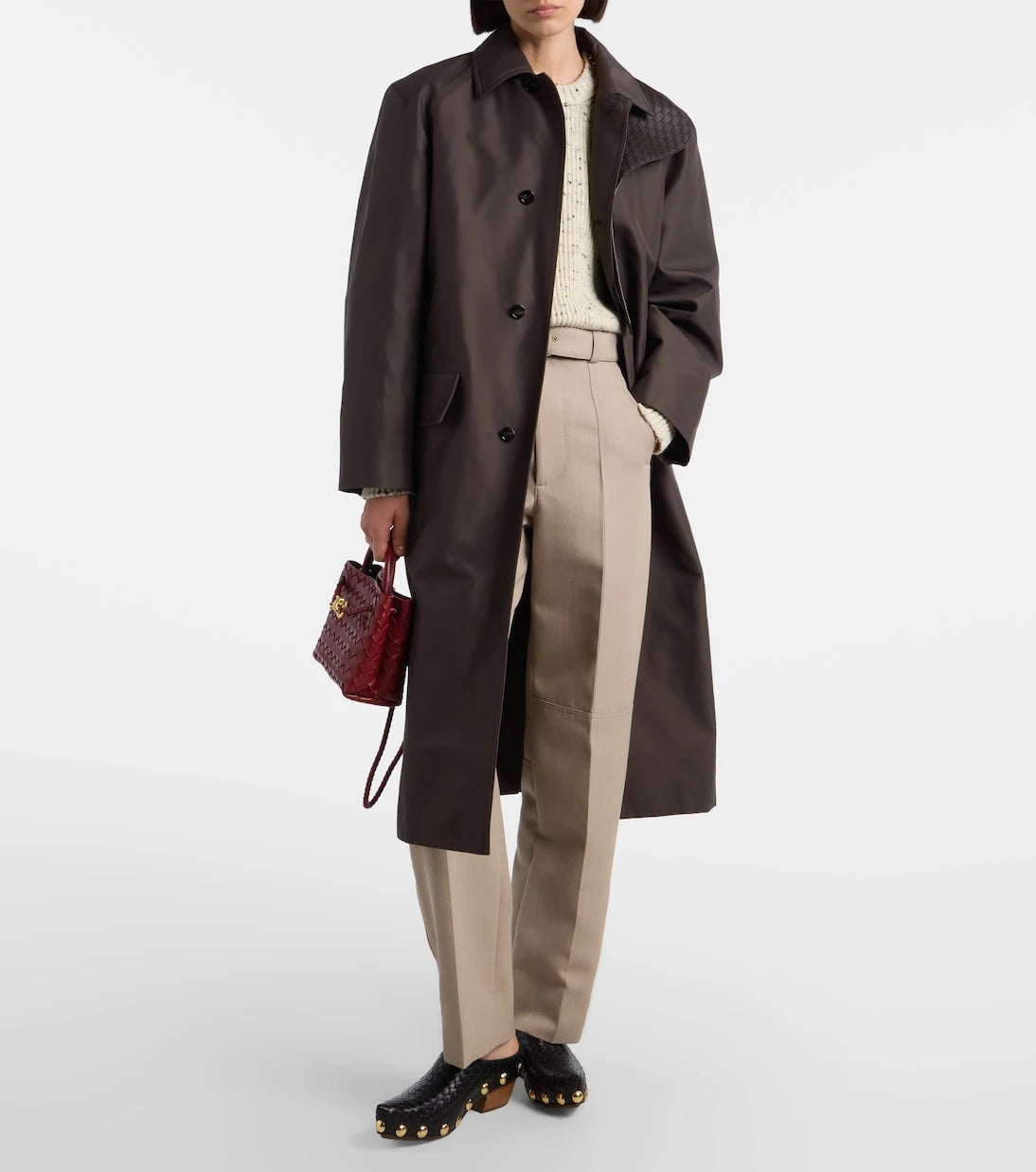 Bottega Veneta - Andiamo Mini leather top-handle bag
