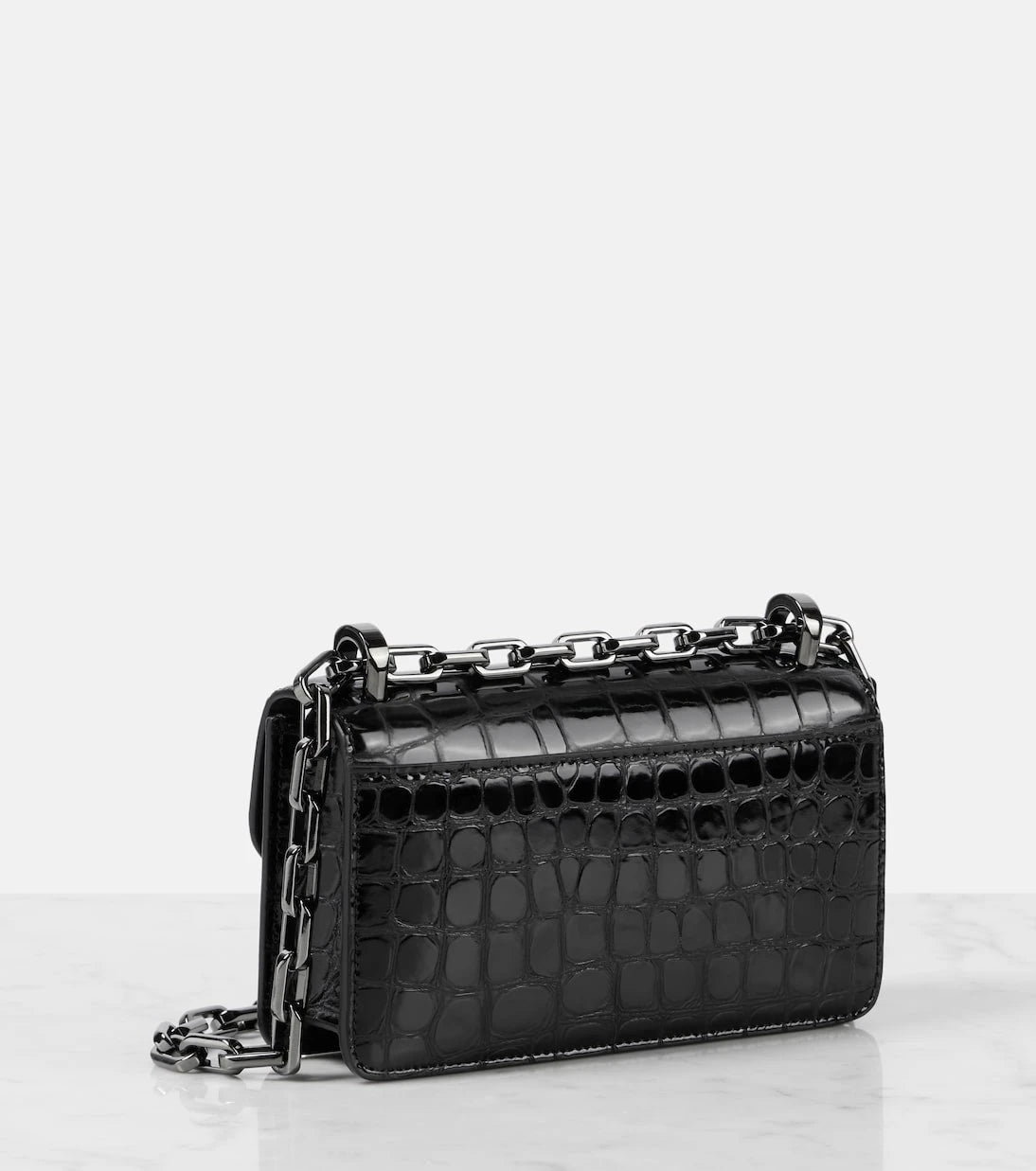 Christian Louboutin - Loubi54 croc-effect leather shoulder bag