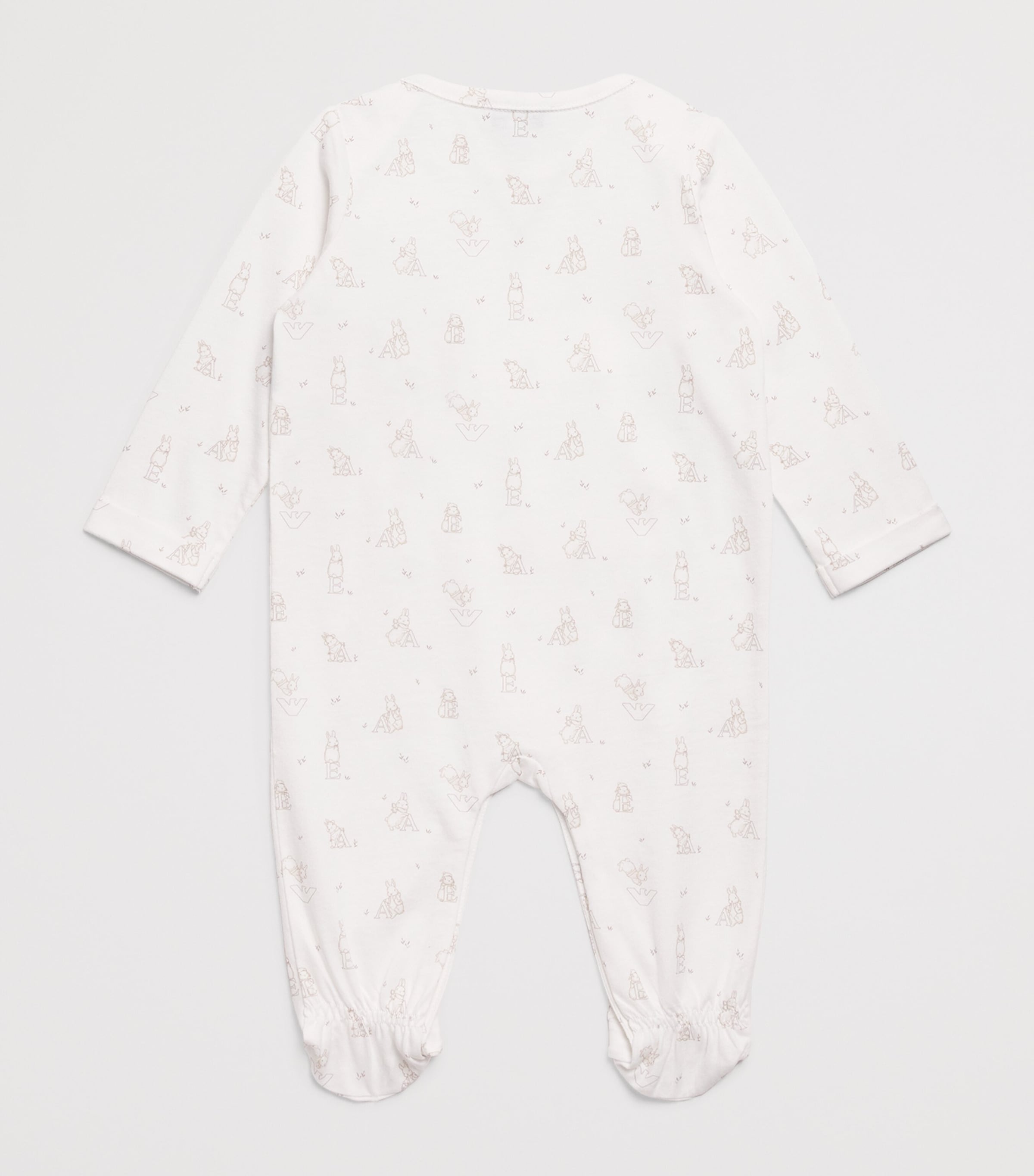 Emporio Armani Kids Cotton Bunny All-In-One (1-9 Months)