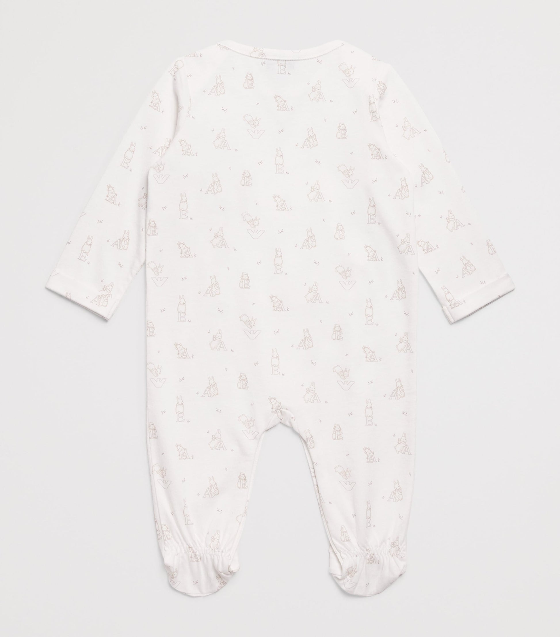 Emporio Armani Kids Cotton Bunny All-In-One (1-9 Months)