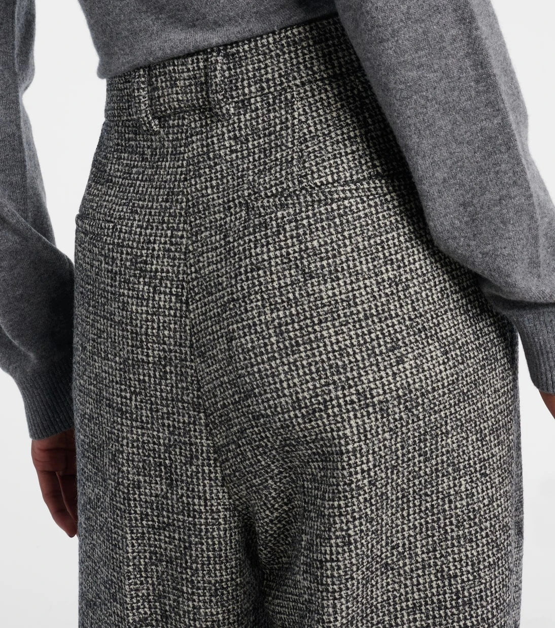 Dolce&Gabbana - Pleated wool-blend wide-leg pants