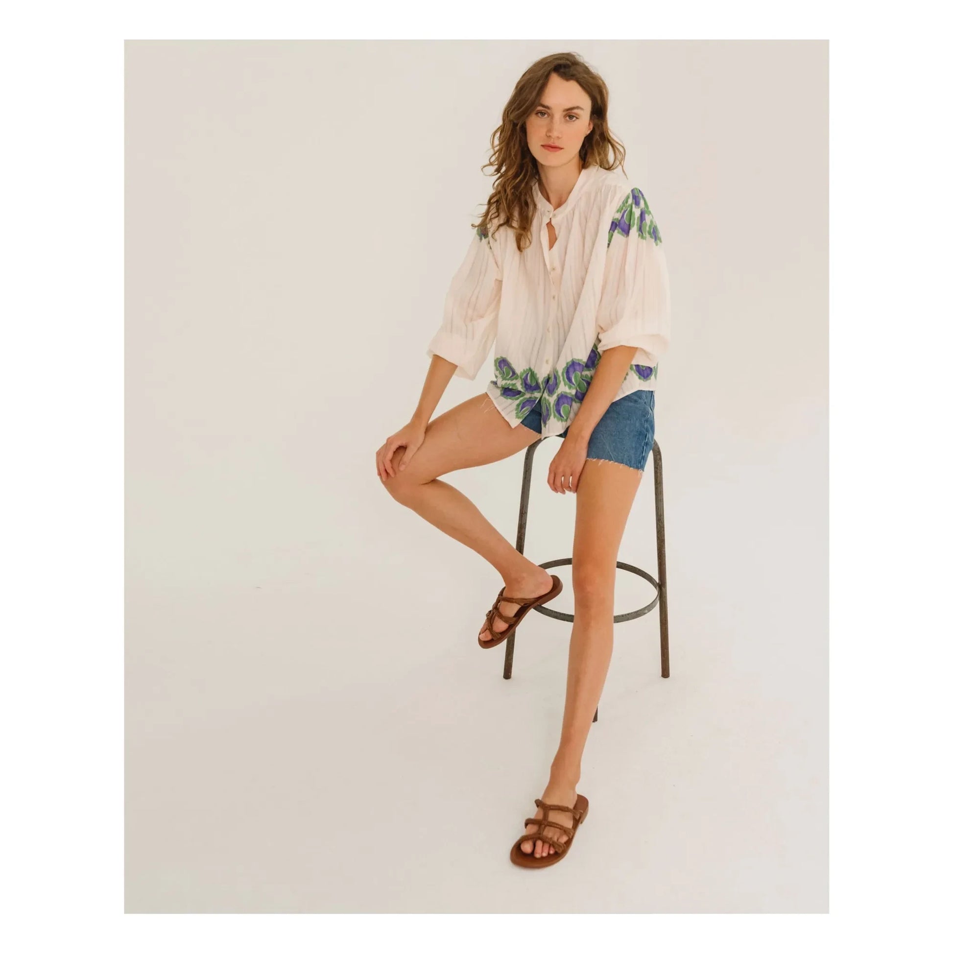 Tinsels - Candide blouse | Blue
