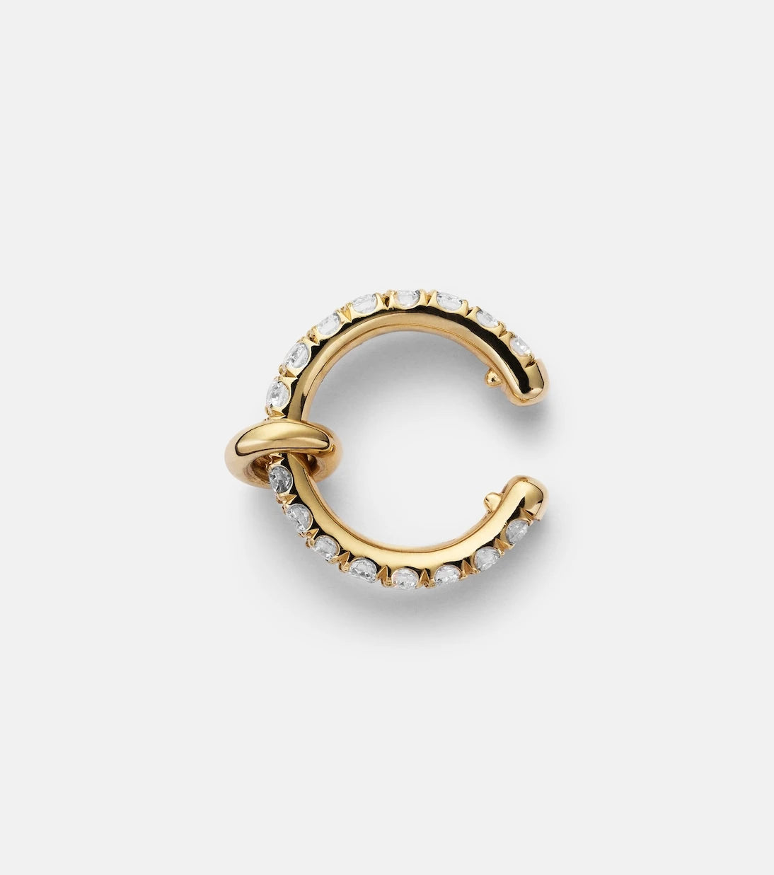 Spinelli Kilcollin - 18kt gold single ear cuff with diamonds