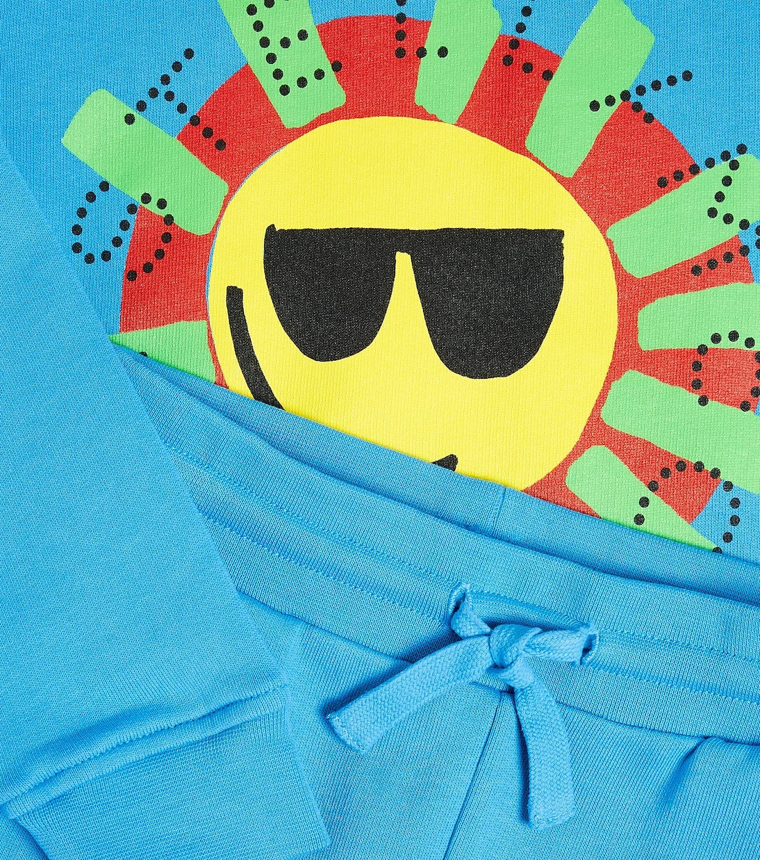 Stella McCartney Kids - Printed cotton sweatshirt and shorts set