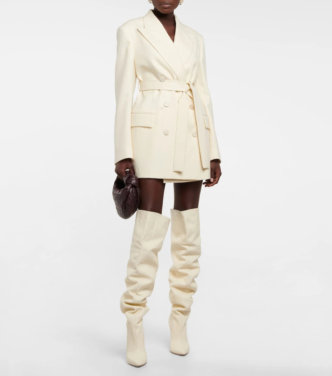 Paris Texas - Leather over-the-knee boots