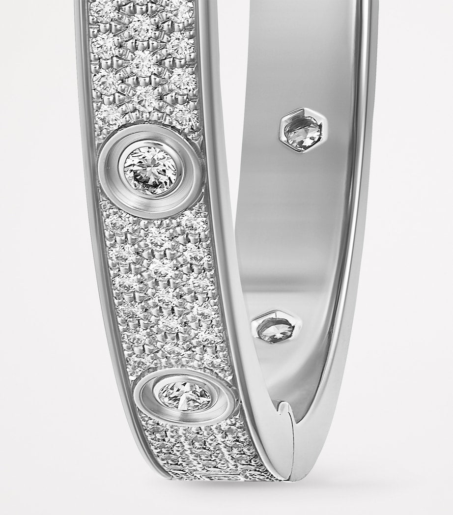 Cartier White Gold and Diamond LOVE Bracelet