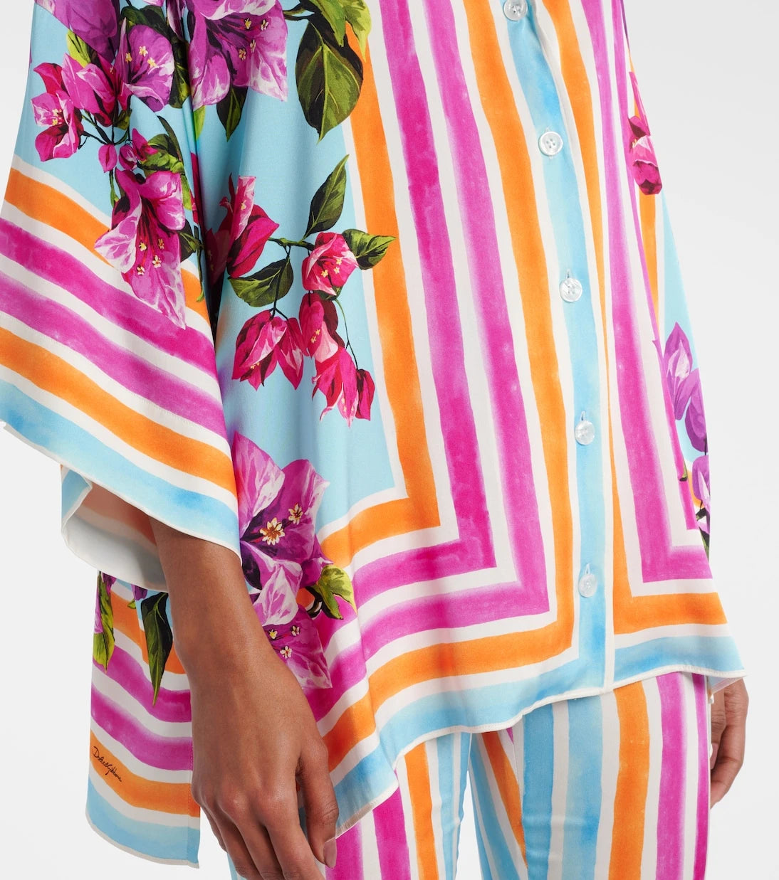 Dolce&Gabbana - Printed silk-blend shirt