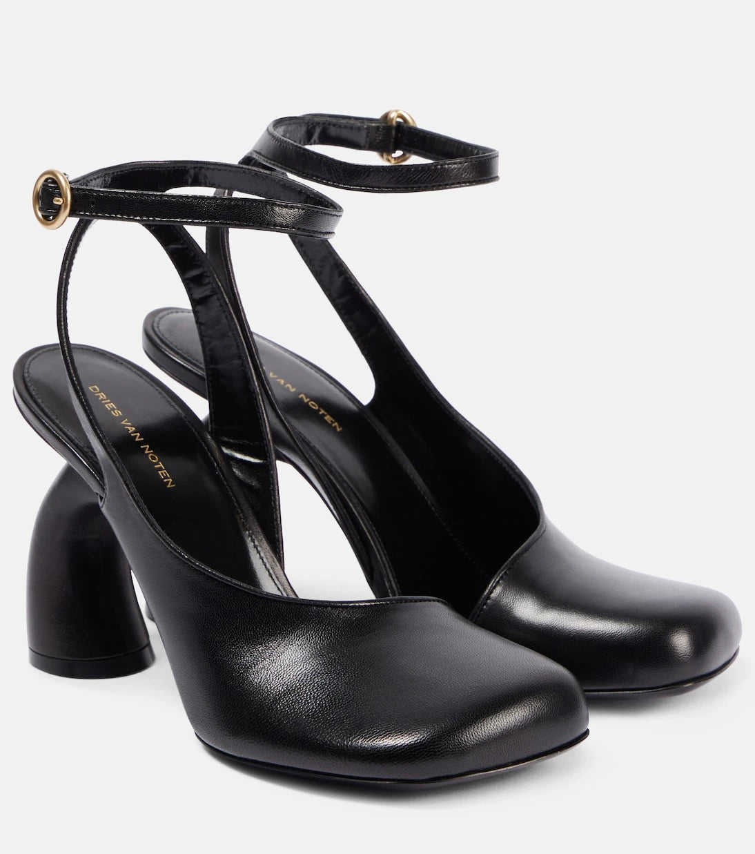 Dries Van Noten - 95 leather pumps