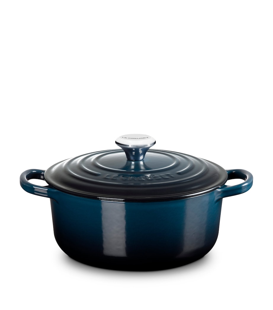 Enamelled Cast Iron Round Casserole Dish (20cm)