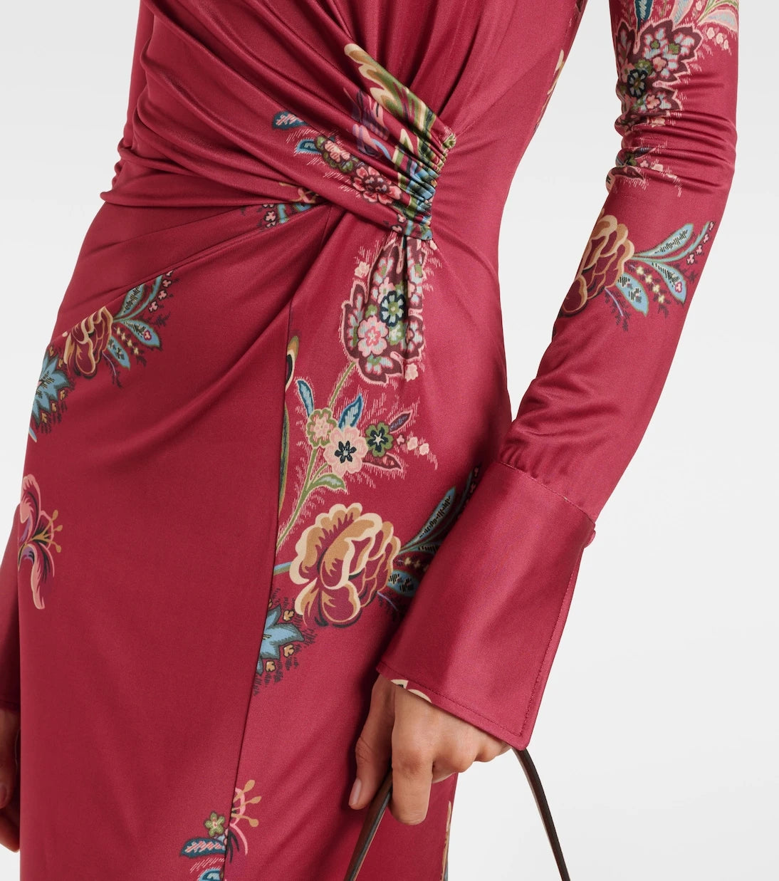 Etro - فستان ميدي مطبوع