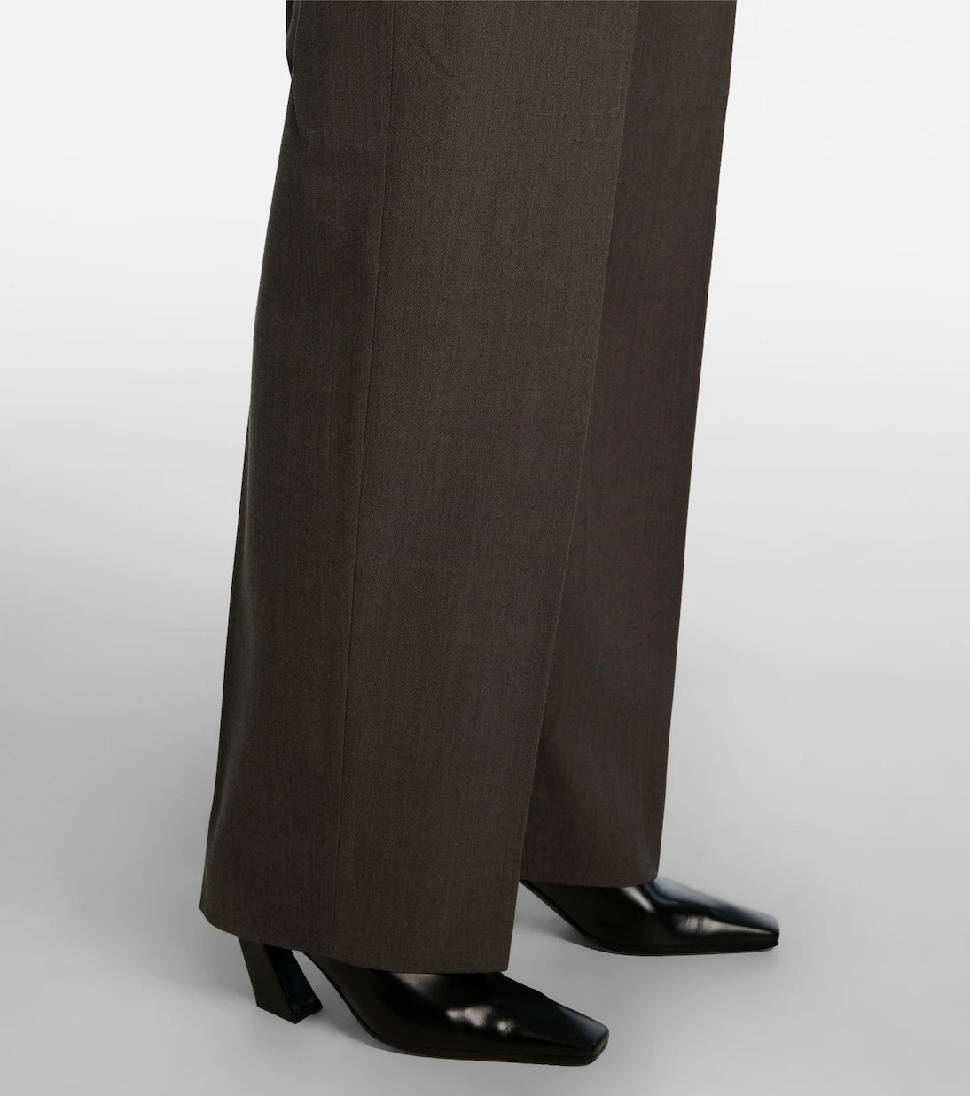 Bottega Veneta - Mid-rise wool tricotine straight pants