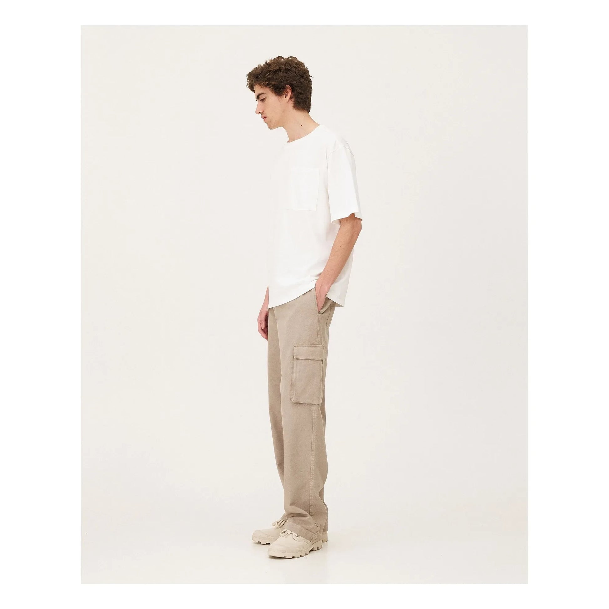Noyoco - Organic Cotton Cargo Pants | Beige