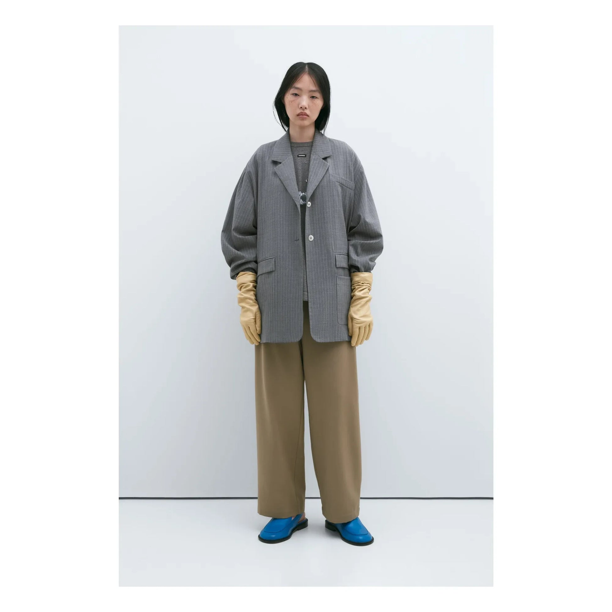 Cordera - Virgin Wool Tailoring Pocket Trousers | Camel