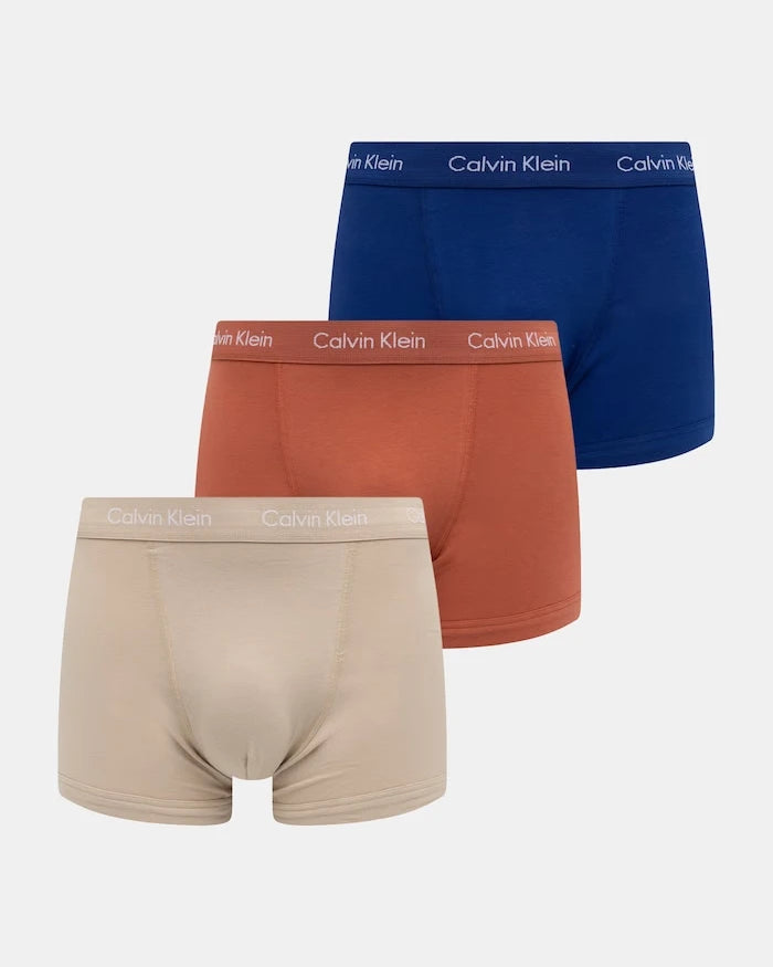 Calvin Klein Underwear Erkek Pamuk Elastan Bokser 3’lü