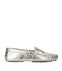 Tod's Gold Leather Gommino Driving Shoes