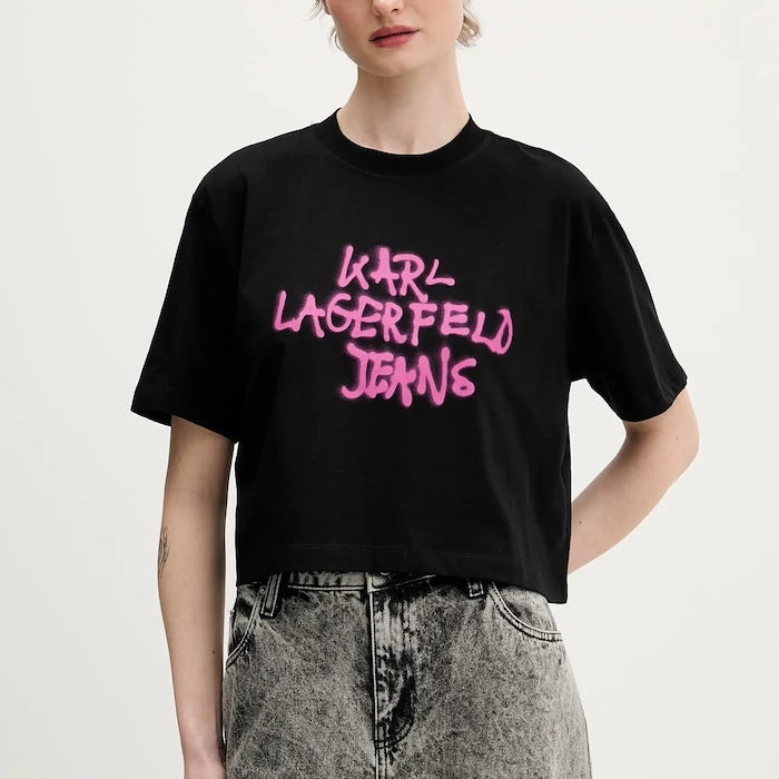 Памучна тениска Karl Lagerfeld Jeans