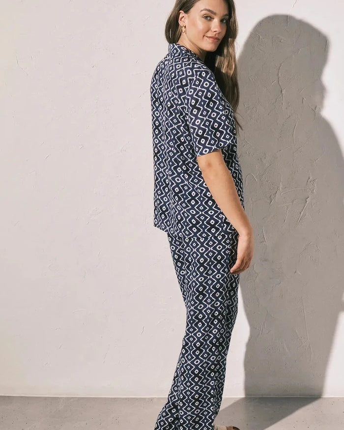women'secret viskoz kadın gömlek tarzı pijama