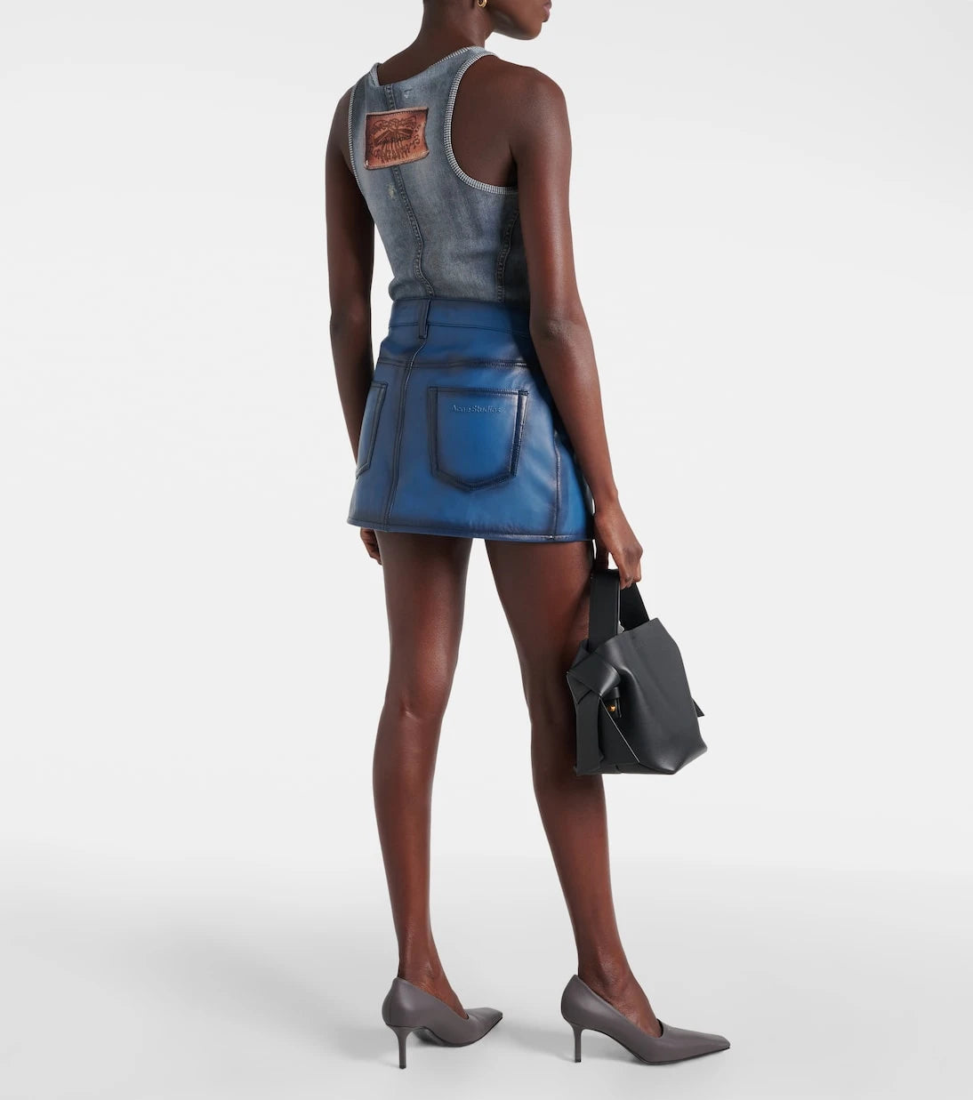 Acne Studios - Lacaria leather miniskirt