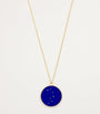 Yellow Gold, Diamond, Lapis and Turquoise Cosmic Love Necklace